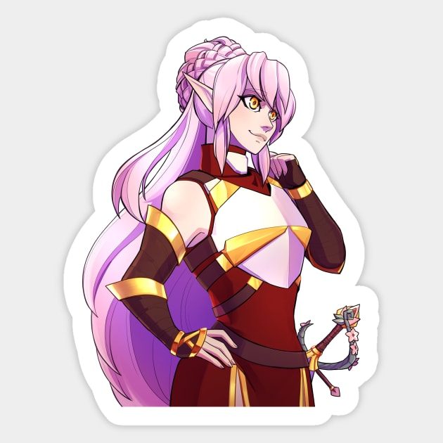 Minuet Portrait Sticker by Malxuhox